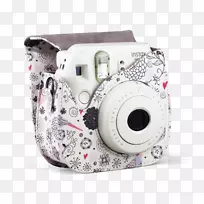 尼康库尔皮克斯L16佳能PowerShotG9相机袋双面皮革-Instax