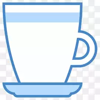 茶杯浓缩咖啡电脑图标剪辑艺术拿铁