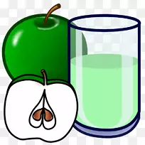 苹果汁符号苹果汁剪贴画.苹果汁