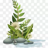 植物计算机图标剪贴画-花卉