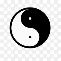 阴阳剪贴画-阴阳