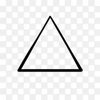 彭罗斯三角电脑图标箭头-三角图