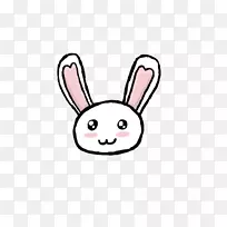 白兔复活节兔子画家养兔子