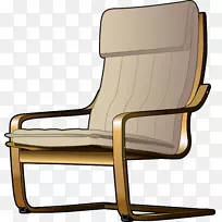 椅子家具夹艺术扶手椅