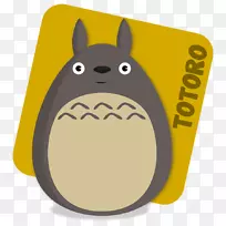 卡通猫科动物剪贴画-Totoro