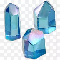 宝石金属包覆晶体石英紫水晶宝石