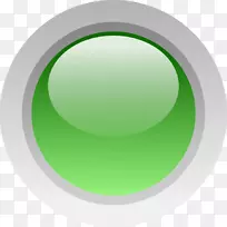 圆圈剪贴画-绿色圆圈