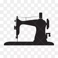 缝纫机电脑图标剪辑艺术缝纫