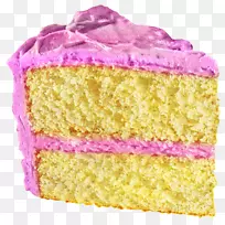糖霜生日蛋糕饼干蛋糕层蛋糕粉红蛋糕