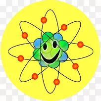 原子分子计算机图标剪辑艺术.核