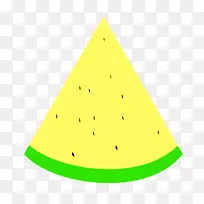西瓜公共领域水果剪贴画-西瓜