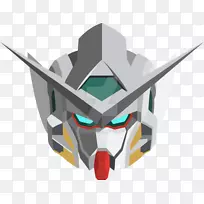 京-001 Gundam exia t恤DeviantArt-独角兽头