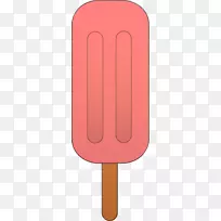 冰淇淋棒棒糖草莓夹艺术-棒棒糖
