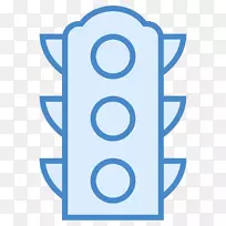 交通灯计算机图标电灯交通