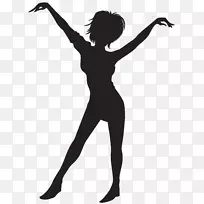 剪影舞蹈剪贴画-黑人女性
