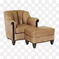 俱乐部椅，沙发，家具，脚垫，脚凳