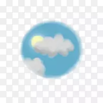 圆球桌面壁纸微软天云计算-多云
