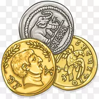 罗马帝国硬币罗马货币金币银币