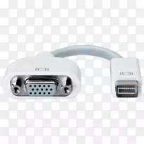 mac迷你Macbook vga连接器min-dvi数字视觉界面-雷电