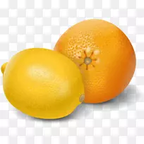 柠檬橙石灰剪贴画-利蒙