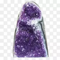 紫水晶宝石晶体摄影地形图-紫水晶