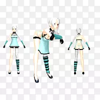 米库米库德舞服Hatsune Miku艺术绷带