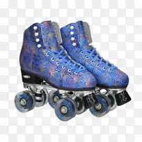 四轮溜冰鞋滚轴溜冰鞋运动溜冰鞋