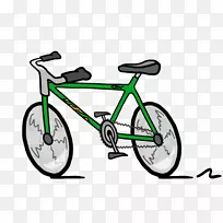 自行车剪贴画-自行车
