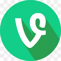 Vine计算机图标youtube用户配置文件-社会网络