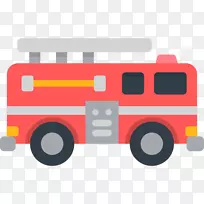消防车消防计算机图标消防车