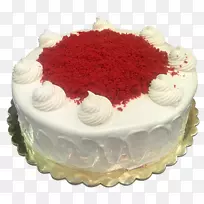红天鹅绒蛋糕，生日蛋糕，婚礼蛋糕，天鹅绒