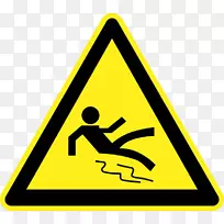 危险符号湿地板标志警告标志