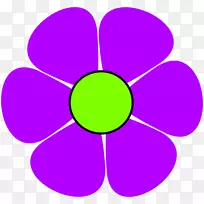 免费剪贴画-紫花