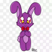 复活节兔子紫罗兰兔-唐·卡尔顿