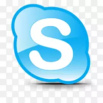 skype电脑图标标志剪辑艺术-skype