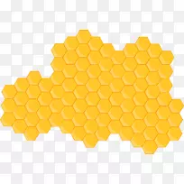 蜂巢夹艺术-蜂蜜