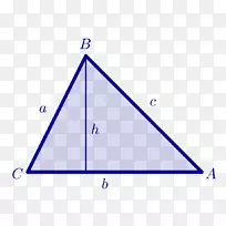 三角形区域Altezza几何学-三角图