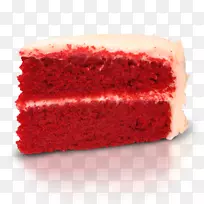 红天鹅绒蛋糕奶酪蛋糕软糖蛋糕甜点巧克力布朗尼红天鹅绒