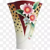 花瓶瓷夹艺术花瓶