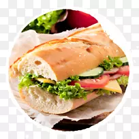 熟食潜水艇三明治外带咖啡烤牛肉三明治奶酪三明治