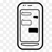 在线聊天电脑图标iphone电话短信