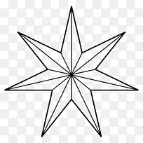 艺术和文化中的七角星多边形-7
