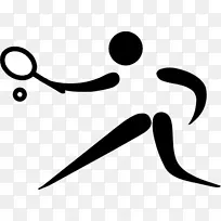 冬季奥运会象形文字奥运免费网球形象