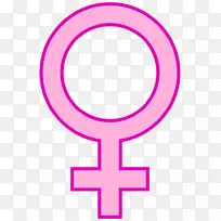 性别符号女性剪贴画-女性符号