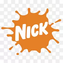 尼克罗德恩标志小尼克。电视节目-卡通标志