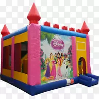 游乐场滑梯游戏玩具充气保镖康乐-城堡公主