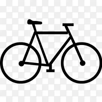 固定档自行车从山下骑自行车