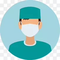 外科医生外科医学外科面罩电脑图标-医生