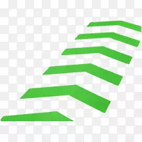 绿色箭头电脑图标剪贴画水彩画箭头