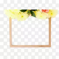 切花画框花瓣花卉设计.花卉框架